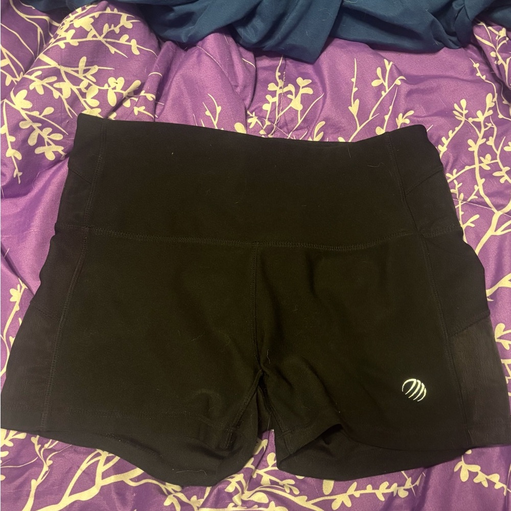 MPG Black Women's Athletic Shorts with Subtle Logo